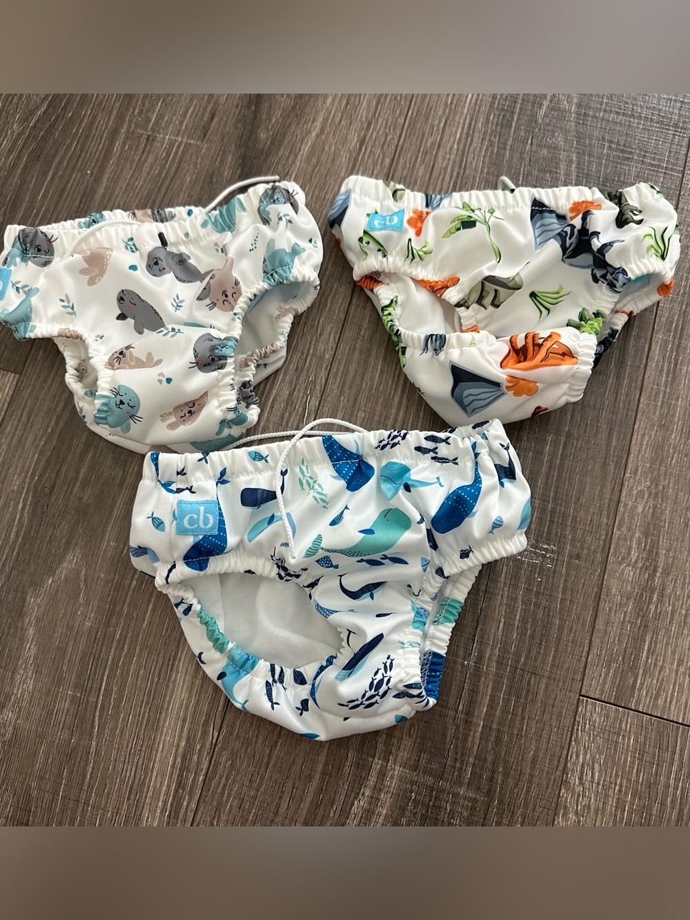 Charlie Banana Reusable Cloth Swim Diaper Bundle